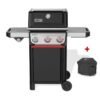 Gasgrill SPIRIT Weber E-335 GBS, Black, inklusive Abdeckhaube