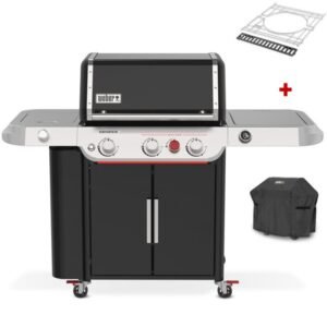 Gasgrill Weber Genesis EP-435W GBS, Black, inklusive Abdeckhaube