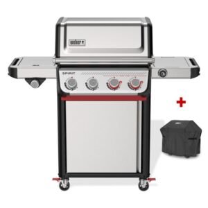Gasgrill Weber SPIRIT SP-435 GBS, Edelstahl, inklusive Abdeckhaube