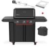 Weber Gasgrill Genesis E-330WR, Stealth Edition, inklusive Drehspieß u. Abdeckhaube