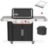 Weber Gasgrill Genesis EP-335W GBS, Black, inklusive Abdeckhaube