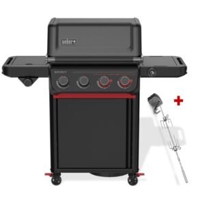 Weber Gasgrill SPIRIT EP-435R, Stealth Edition, inklusive Drehspieß