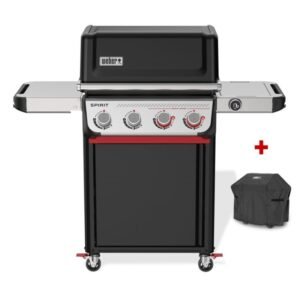 Weber SPIRIT Gasgrill EP-425 GBS, Black, inklusive Abdeckhaube