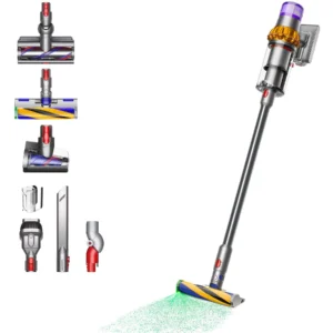 DYSON 394451-01 V15 DETECT ABSOLUTE Stielsauger, Akkubetrieb, 660 Watt