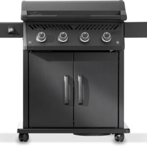 Napoleon Plancha Grill Phantom Rogue Pro 30 mattschwarz mit Edelstahlplancha 70 x 44 cm