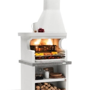 Palazzetti Grillkamin Levanzo Eck Grillkamin Einbau rechts inkl. Montagematerial