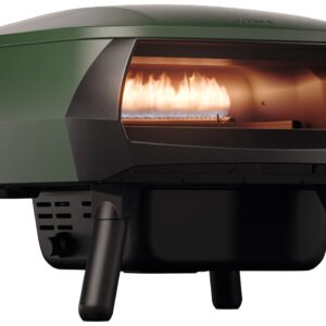 Witt Pizzaofen Piccolo Rotante 13" matt grün inkl. Pizzaschieber