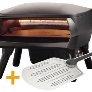 Witt Pizzaofen Piccolo Rotante 13" matt schwarz inkl. Pizzaschieber