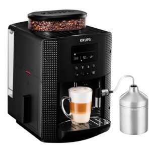 Krups EA8160 Kaffeevollautomat schwarz, mit Milchsystem