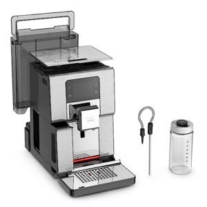 Krups EA877D Intuition Experience+ Kaffeevollautomat 1550 W, schwarz silber