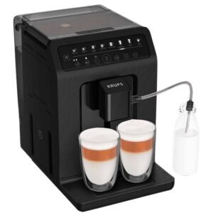 Krups EA897B Evidence ECOdesign Kaffeevollautomat mit Milchsystem, schwarz