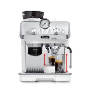 De'Longhi EC9155.W La Specialista Arte Espressomaschine mit Mahlwerk