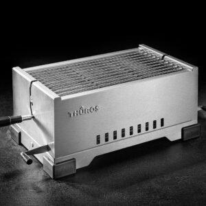 Thüros PRO1 modularer Holzkohle Tischgrill mit Edelstahlrost