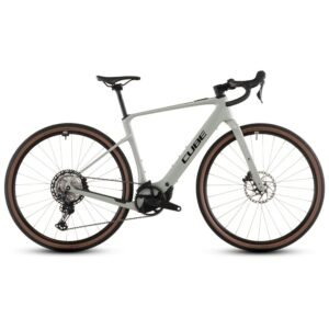 Gravel E-Bike CUBE NUROAD HYBRID C:62 Race 400X 2026 reedbeige / black