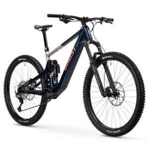 Ghost PATH RIOT CF Advanced Carbon E-MTB 2025 ink blue / coffee ice rose glossy