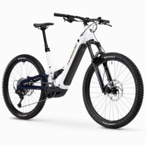Haibike ALLTRAIL 8 27.5" Easy Entry E-Mountainbike 2025 white/blue/gold glossy