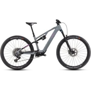 CUBE AMS HYBRID ONE44 C:68X TM 400X 29" Carbon E-Mountainbike 2025 swampgrey / purplereflex
