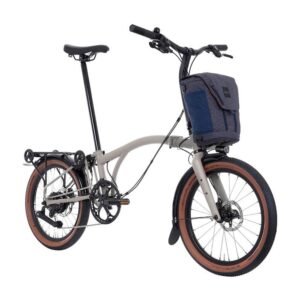 Brompton E-Faltrad Electric G Line 20" 4-Speed 2025 Medium Bar traildust white