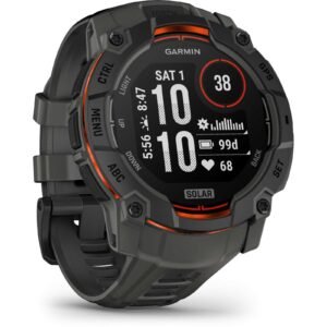 Garmin Instinct 3 Solar GPS Smartwatch 50mm - Kohle/Schwarz