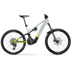 Haibike HYBE CF 11 Carbon E-Mountainbike 2026 sparkling white/splatter black/radiant green