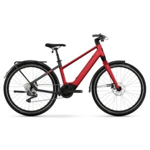 Winora iRide Pure X10 HIGH i400Wh 27.5" City E-Bike - 2024 - High crystal red / black gloss