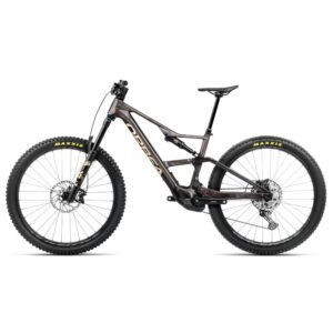E-Mountainbike Orbea RISE LT M20 2025 Cosmic Carbon View Golden Sand gloss