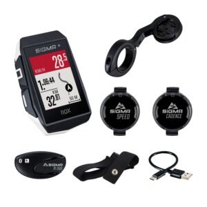 SIGMA ROX 11.1 EVO GPS Fahrradcomputer - Sensor Set - weiß