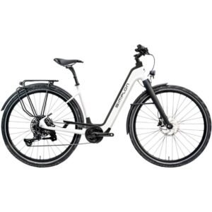 Simplon SILK 365 :eLight Trekking E-Bike Easy Entry Carbon 2025 Pearl White Glossy/Black Matt