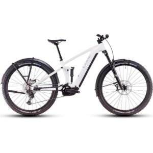 CUBE STEREO HYBRID ONE44 EXC 800 Allroad E-Mountainbike 2025 27.5" metallicwhite / black