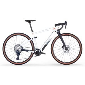 BMC URS AMP ONE Gravel E-Bike 2026 metallic white / black