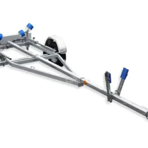 TPV Bootstrailer BA 550 R mit Doppelrollen ungebremst 550kg für Bootslänge bis zu 4,50m