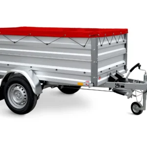 Stema Anhängerset Variolux 850 gebremst inkl. Bordwandaufsatz + Flachplane