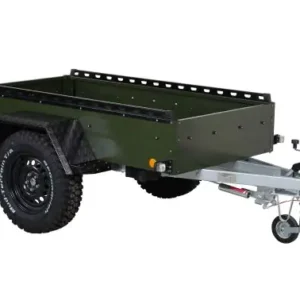 TPV PKW-Anhänger TL EB2 Offroad bronzegrün pulverbeschichtet mit Radstoßdämpfern gebremst 1000kg