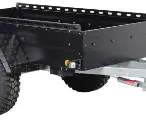TPV PKW-Anhänger TL EB3 Offroad schwarz pulverbeschichtet mit Radstoßdämpfern gebremst 1300kg