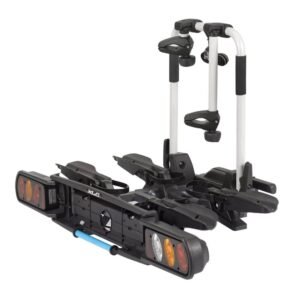 XLC Beluga VC C03 Heckträger für zwei E-Bikes schwarz/aluminium