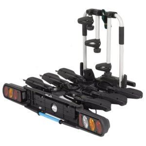 XLC Beluga II Heckträger für drei E-Bikes schwarz/aluminium