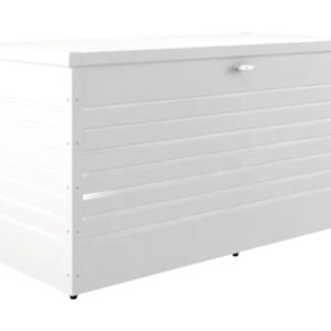 Auflagenbox Biohort FreizeitBox 160 High 830 l inkl. Gasdruckfedern 159 x 79 x 83 cm weiß