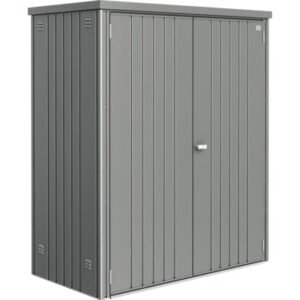 Biohort Geräteschrank Gr 150 155 x 83 x 182,5 cm dunkelgrau metallic