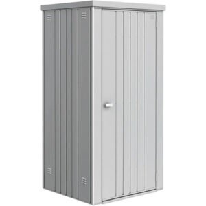 Biohort Gr 90 Geräteschrank mit Regalböden und Gerätehalter 93 x 83 x 182,5 cm silber-metallic