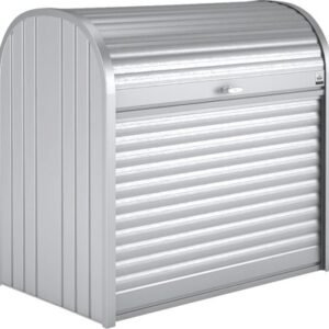 Biohort StoreMax 120 Metall Mülltonnenbox 117 x 73 x 109 cm silber-metallic