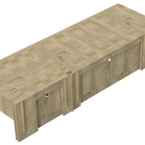 Buildify Campingbox Christoph Bettsystem längs asymmetrisch