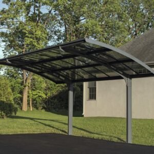 Einzelcarport Canopia Arizona Breeze Palram 5000 288,8 x 494,7 cm RAL7016 grau