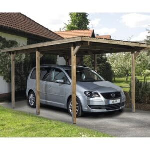 Einzelcarport weka 606 Gr. 1 300 x 500 cm kesseldruckimprägniert