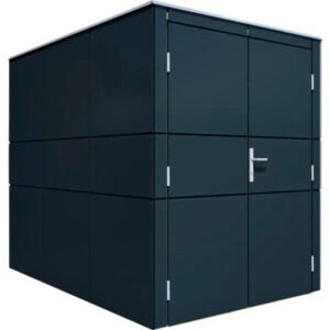 Fahrradgarage Bertilo HPL Design Bike Port 155 x 235 cm anthrazit