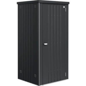 Geräteschrank Biohort Gr 90 mit Regalböden und Gerätehalter, 93 x 83 x 182,5 cm dunkelgrau-metallic