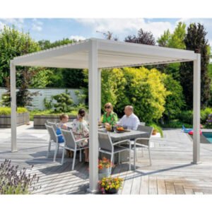 Mirador Pergola Deluxe 111 3x4 300 x 400 cm grau